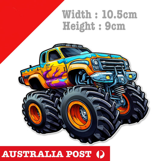 Monster Truck, Hot Wheels Logo, Monster Truck ,Hot Wheels Sticker