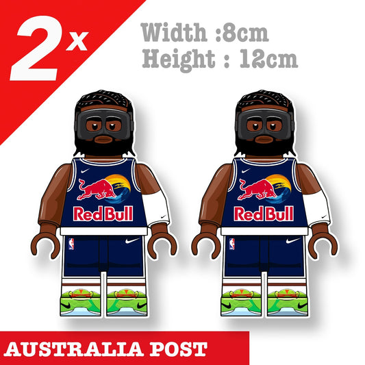 LEGO NBA Red Bull Player Stickers