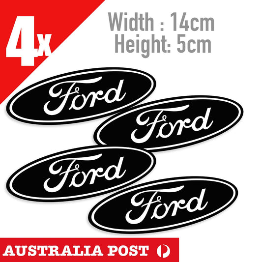 Ford Logo x4 - Ford Falcon , Focus logo Decal  Stickers