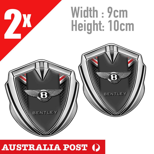 Bentley Motors Logo, Red Badge, Laptop , Car  Badge Style Stickers