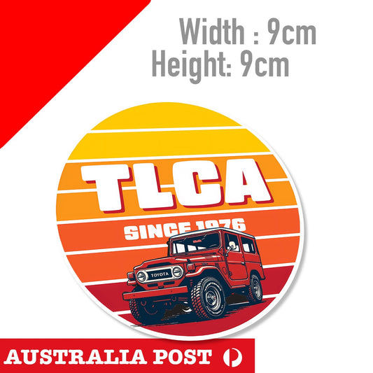 Toyota Landcruiser Country Sticker/Decal - TRD color stripes Since 1976 Fj40