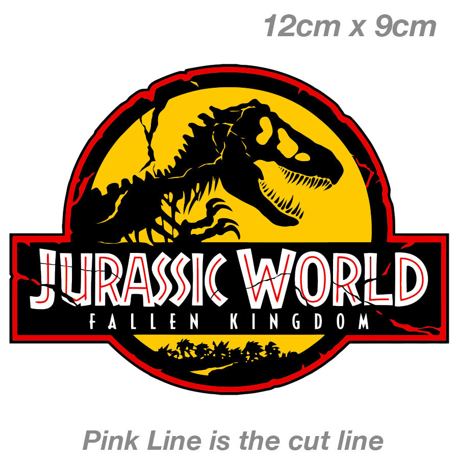 JURASSIC PARK Fallen Kingdom #3 Laptop , Car  Vinyl  Sticker 