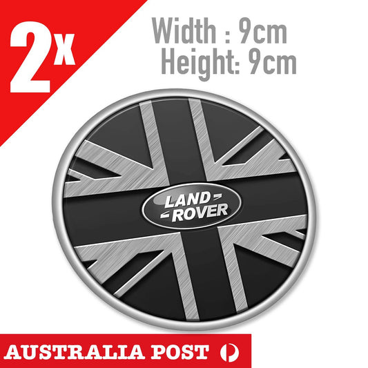 Land Rover  British Flag , Made In Britain, Land Rover Round Logo Stickers