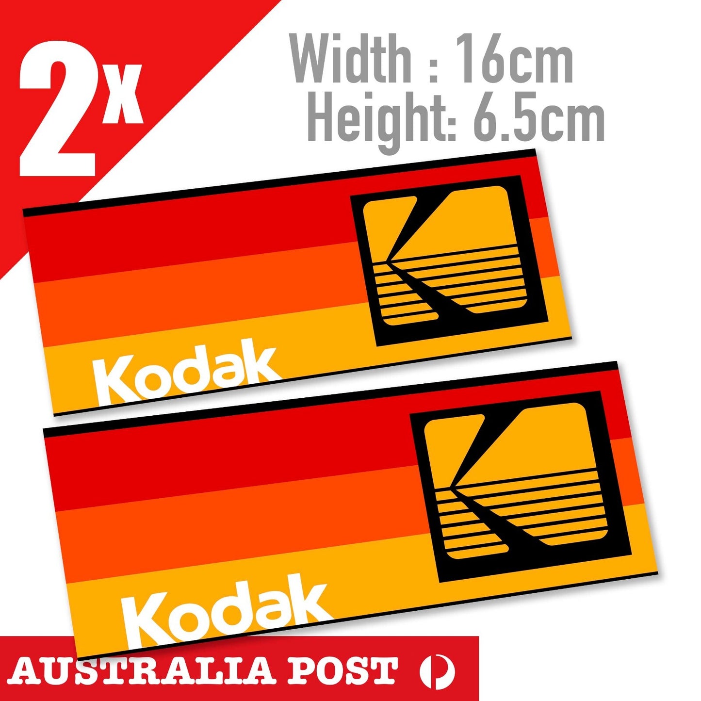 KODAK Vintage Banner  Sticker
