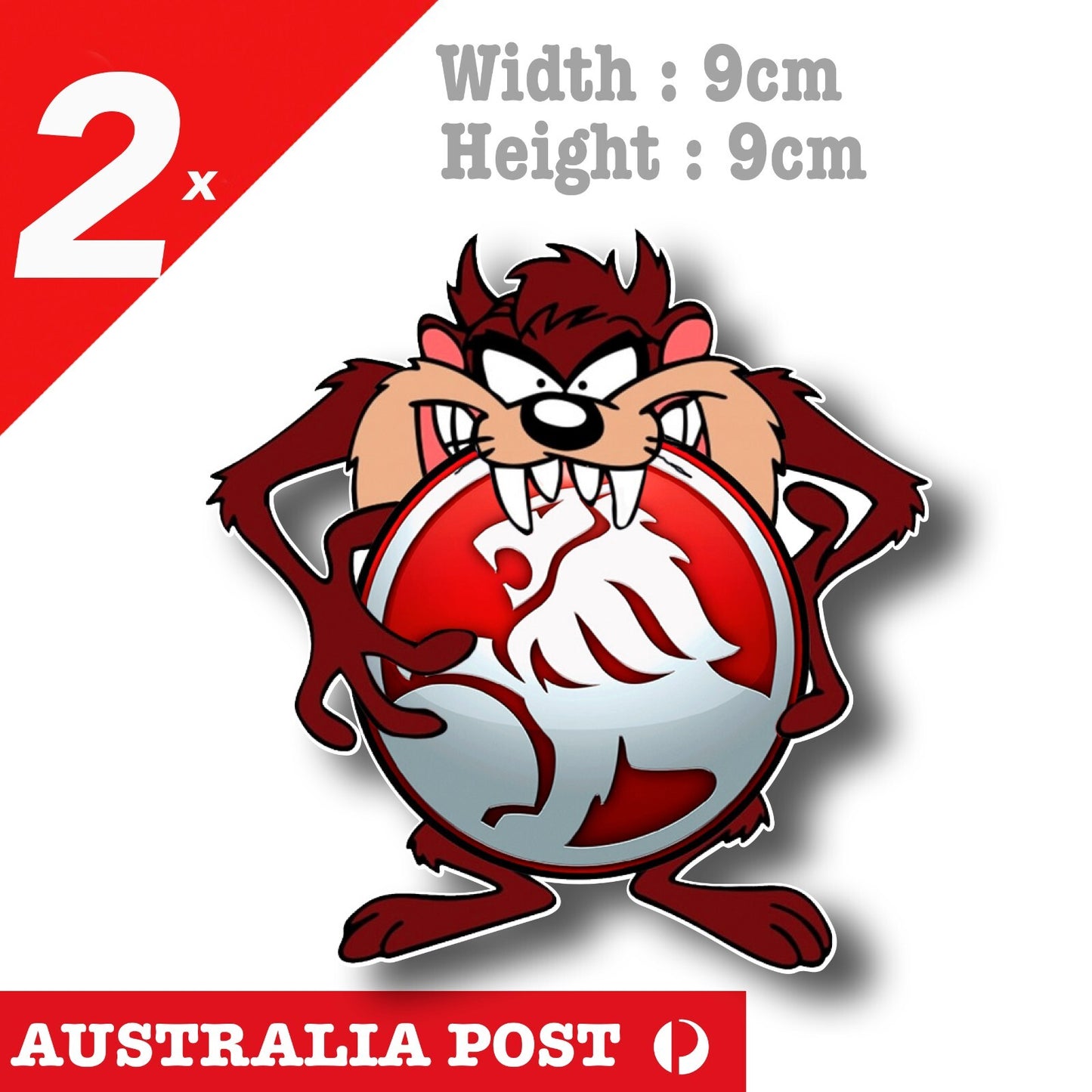 HOLDEN Logo TAZ Tornado, Tasmanian Devil Looney Tunes Car Funny  Sticker