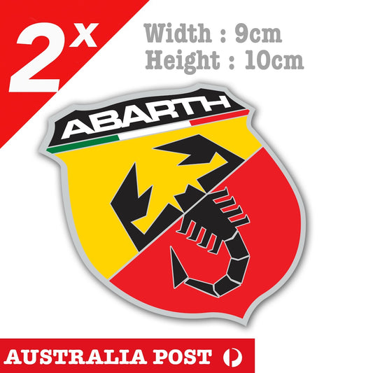 ABARTH Badge Logo  Laptop , Car  Decal Sticker 