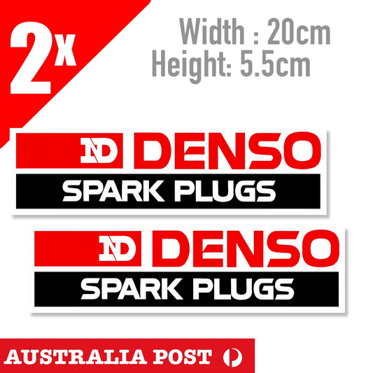 DENSO SPARK PLUGS  Motor Sport Banner Logo Sticker