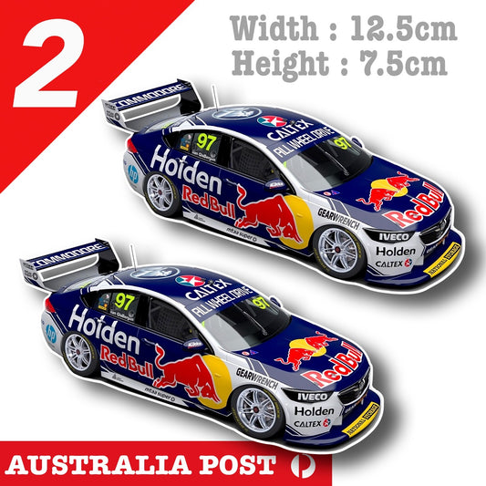 Red Bull Holden Racing Team ZB Commodore Vinyl  Sticker 