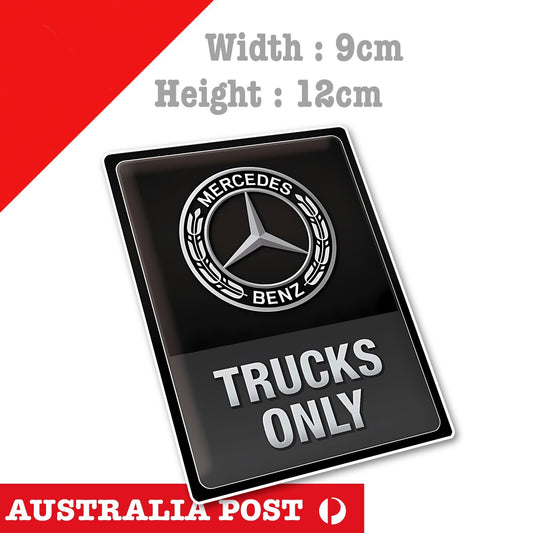 MERCEDES BENZ TRUCK Sign Logo Sticker , Car Logo Stickers