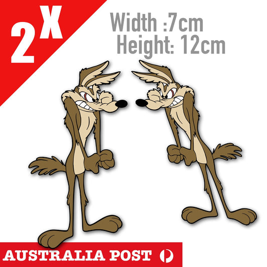 Wile E Coyote Angry, Road Runner - Wile E Coyote Funny Sticker