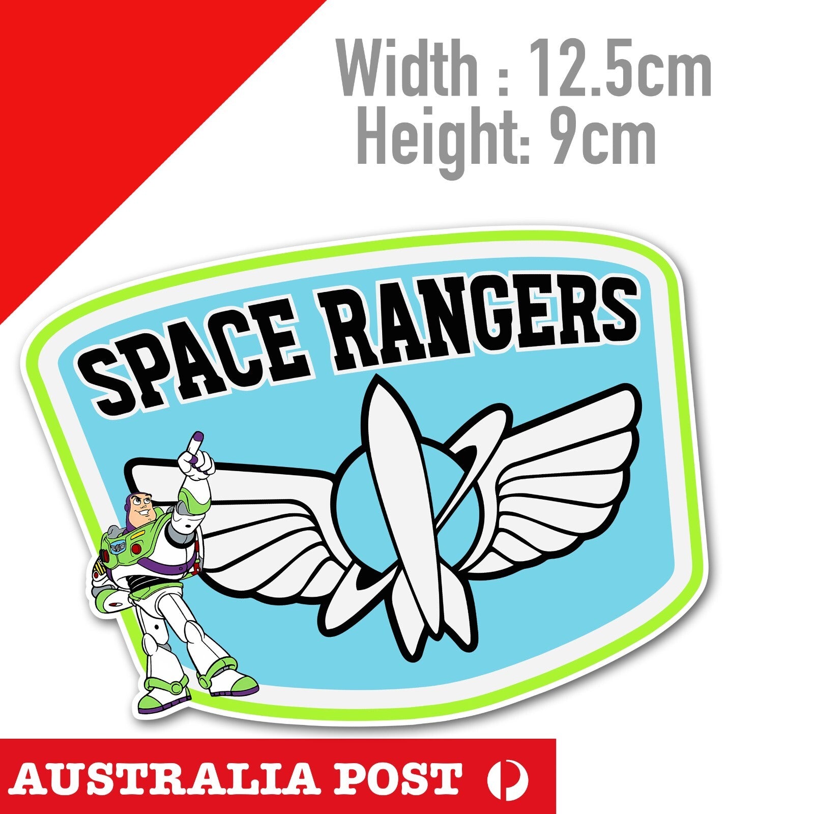 Toy Story Buzz Lightyear Space Ranger Logo Space Ranger Sticker