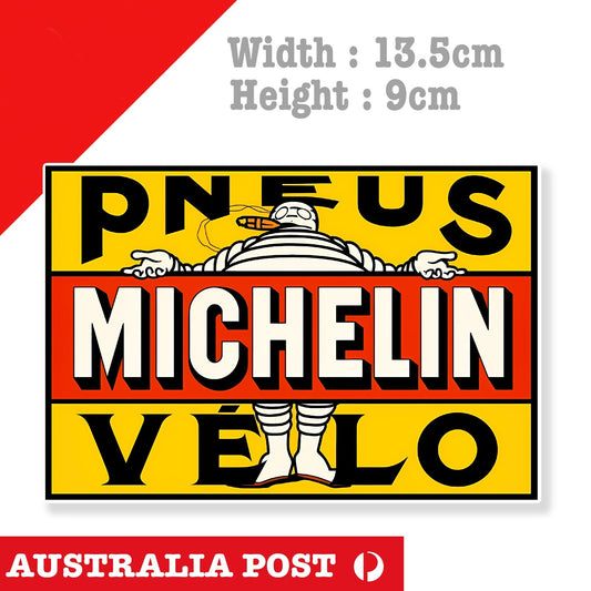 MICHELIN Man Tyre  Logo Vintage, Old Style Logo Sticker