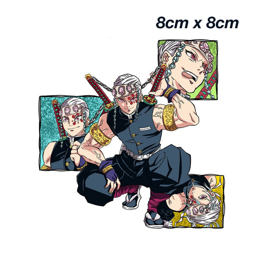 Demon Slayer Tengen uzui JDM  Laptop , Car  Decal Sticker 