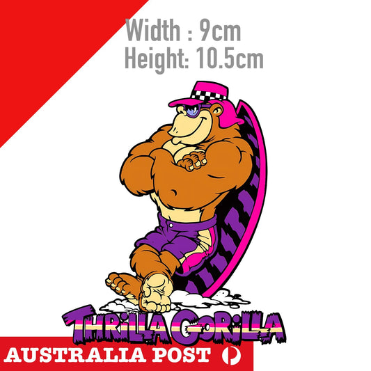 THRILLA KREW GORILLA  Standing  Sticker