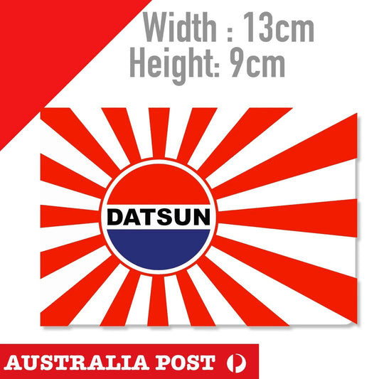 DATSUN Japan Rising Sun Flag Logo Sticker