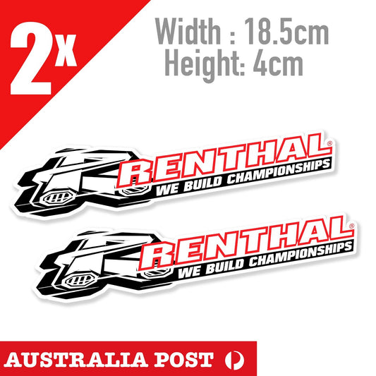 Renthal Chainwheels Logo, Motorcycle, Dirt Bike Banner  Stickers