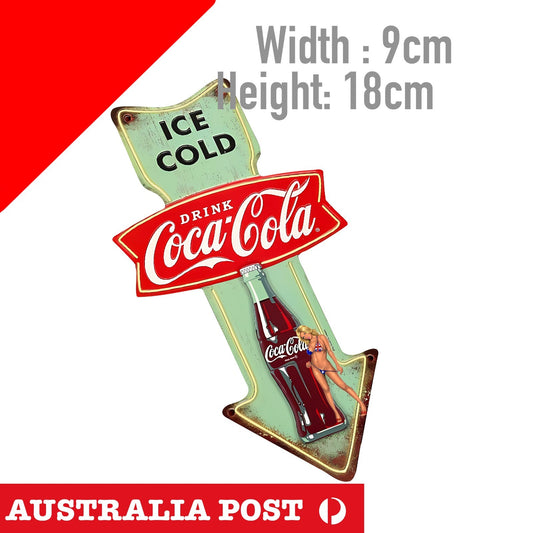 COCA COLA   Sexy Blond In AUS flag Bikini Laptop , Car  Decal Sticker