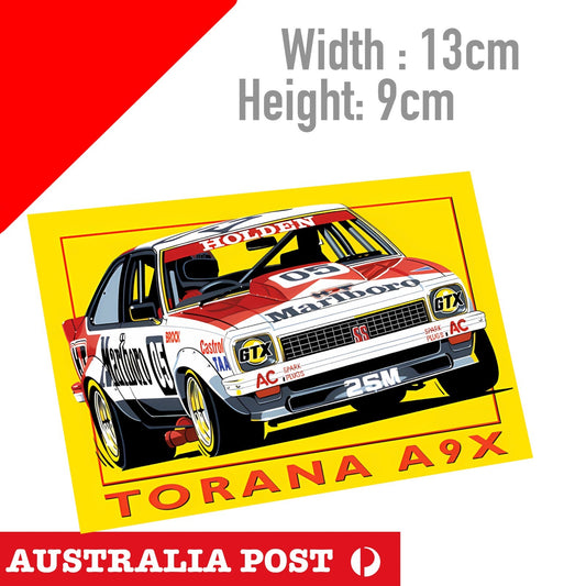 HOLDEN TORANA A9X  ,TOOLBOX FRIDGE MANCAVE Sticker