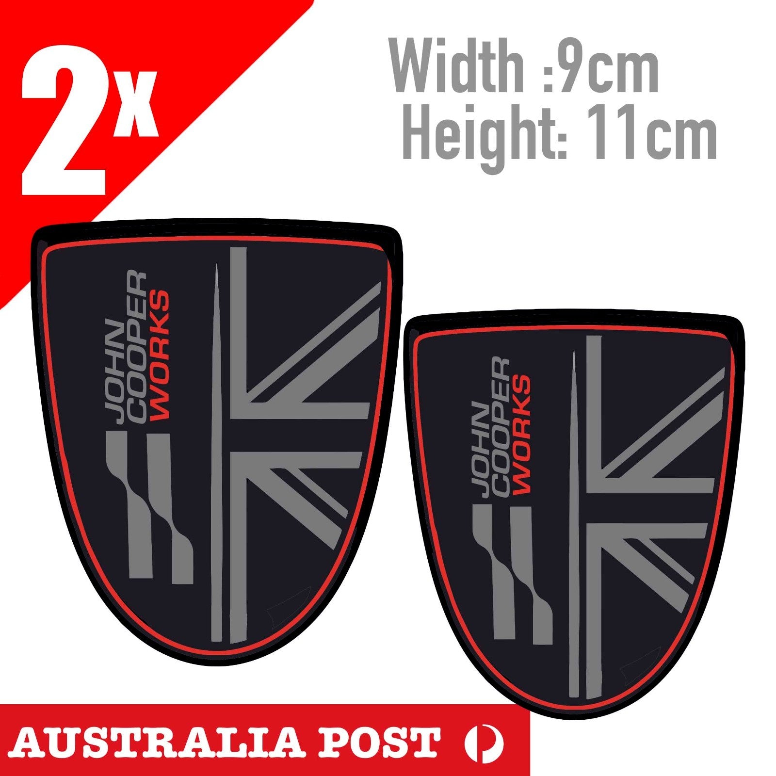 Mini Cooper John Cooper Works, British Flag Banner, JDM, Racing, Car  Sticker
