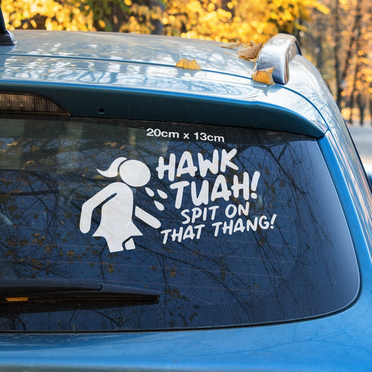 Hawk Tuah Girl - Spit on That Thang, Rude Funny Sticker
