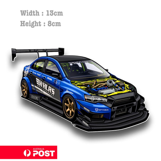 Ralli Art Mitsubishi JDM Spirit of Competition Mitsubishi Lancer Evo X  Sticker