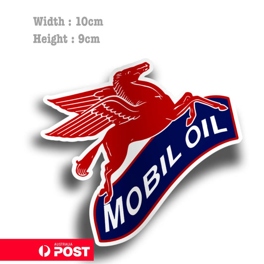 Mobil Pegasus Oil Logo  Laptop , Car  Decal Sticker 