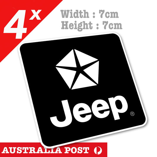 Jeep Off Road badge, 4WD, 4x4 Sticker