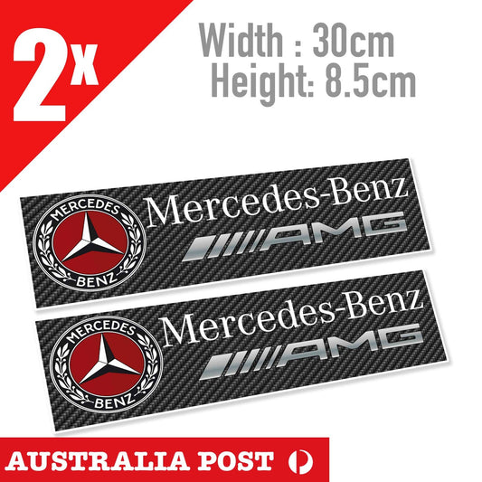 MERCEDES BENZ AMG Banner Sign Logo Sticker, Car Logo Stickers