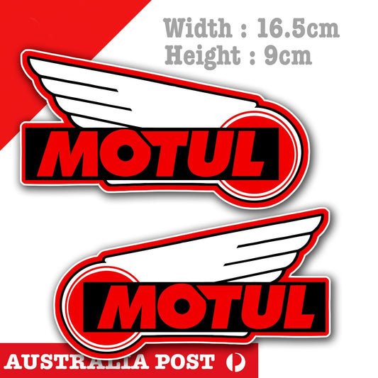 MOTUL Logo Wing Laptop , Car  Vinyl  Stickers