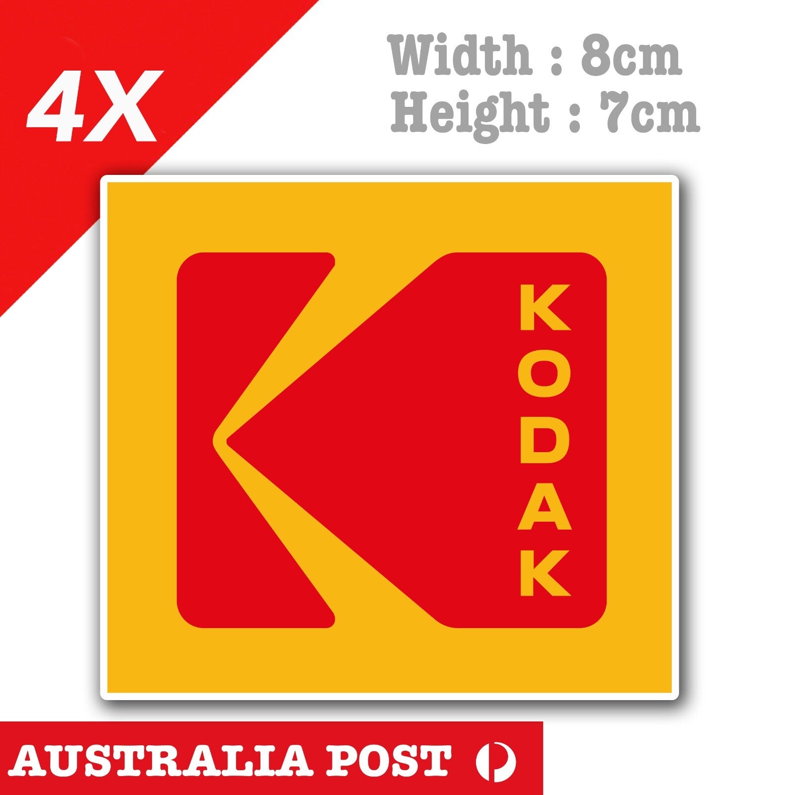 Kodak Film Logo Sticker