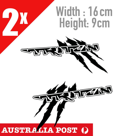 Mitsubishi L200 Triton 4x4 UTE Off Road 4WD  Stickers