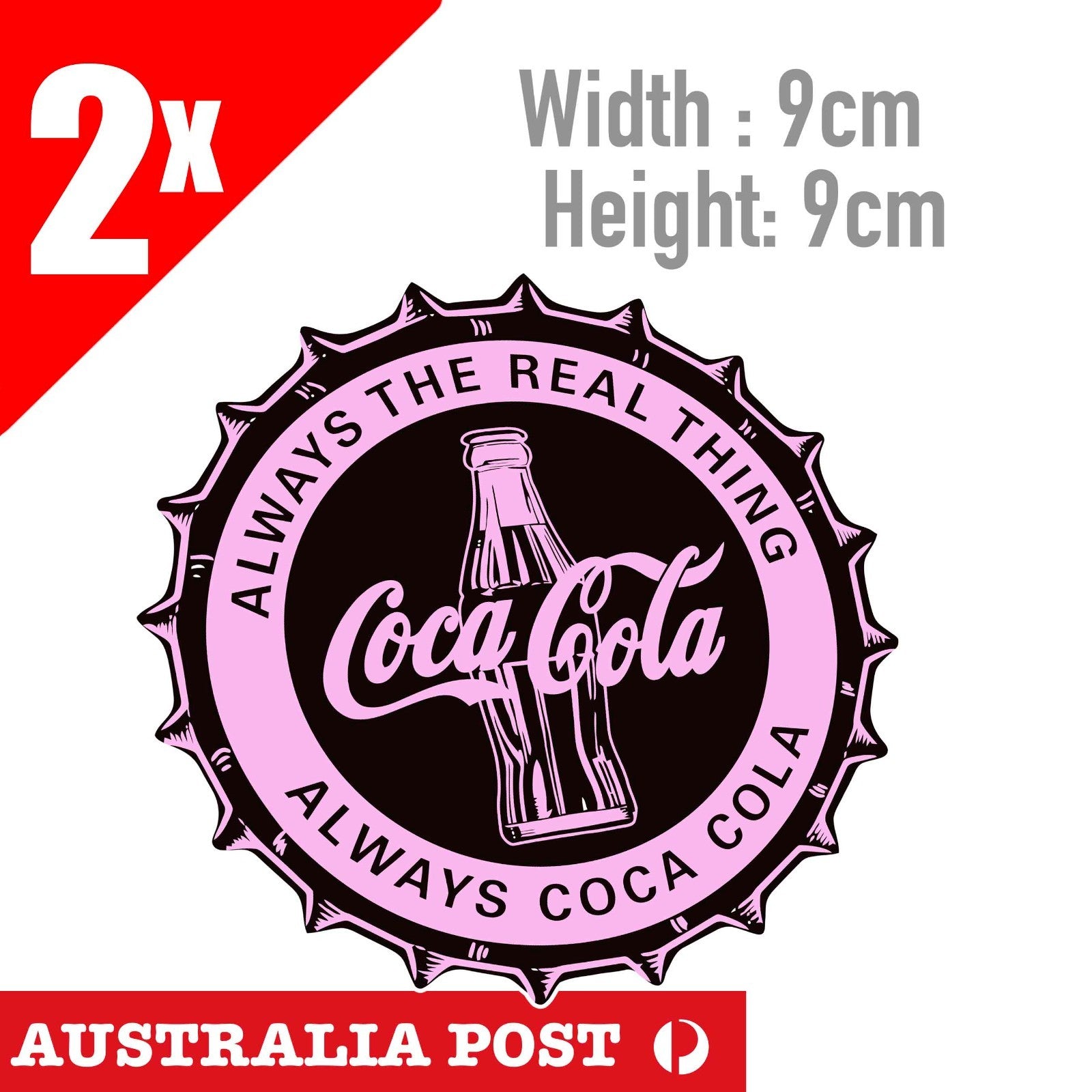 Vintage Coca Cola Logo Sticker