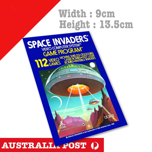 Space Invaders Vintage Arcade Retro ATTARI Game Logo ATARI Stickers