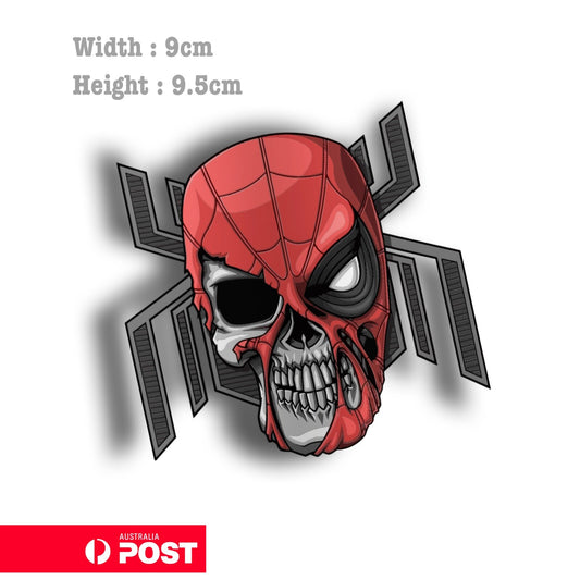 Spiderman Skull Mask - Marvel Spiderman  Laptop , Car  Decal Sticker 