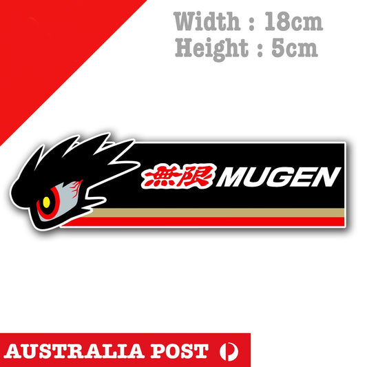 Mugen Power Motorsports JDM Car Honda Logo,Japan Slap Sticker