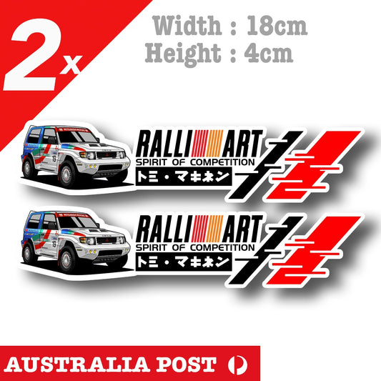 Ralli Art Mitsubishi JDM Spirit of Competition  Mitsubishi Pajero Sticker