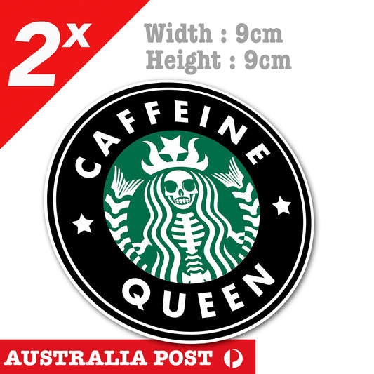 Starbuck Coffee Logo SKULL Logo , Zombie Starbucks Coffee Decal Sticker