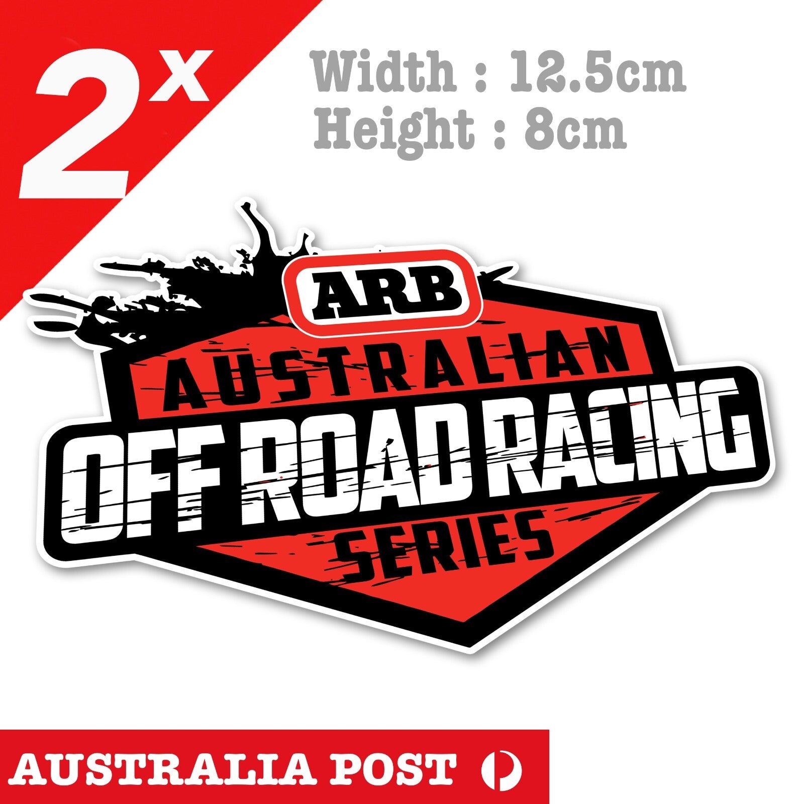 ARB Australian Off Road Racing Logo , Hilux 4X4 Off Road JDM  Vinyl  Sticker 
