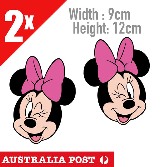 Minnie Mouse Cute Wink  Cartoon Sticker