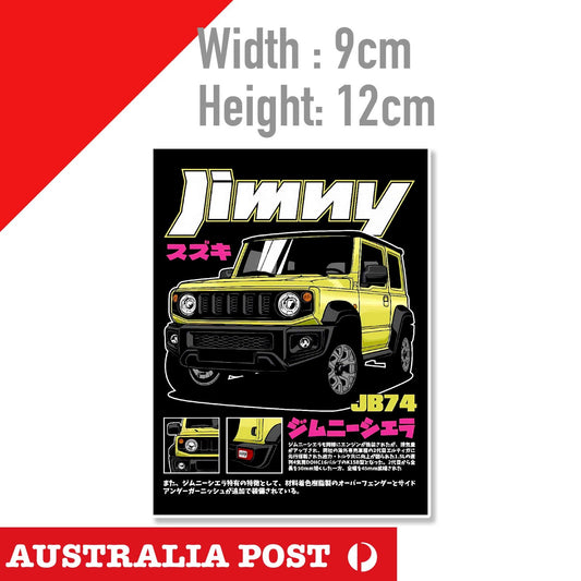 SUZUKI JIMNY JDM Japan Off Road Truck  Sticker