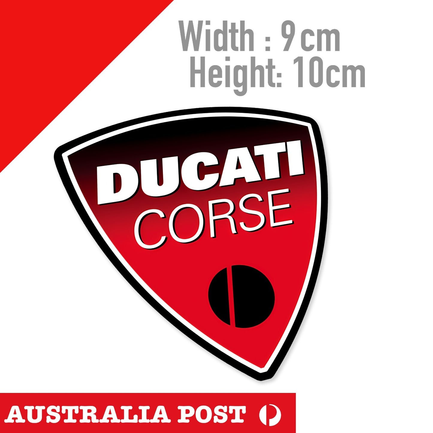 DUCATI Corse Badge, Motorcycle, MotorSport , MotoGP Sticker