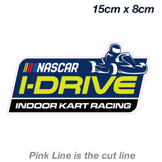 NASCAR Racing  Kart Racing Sticker