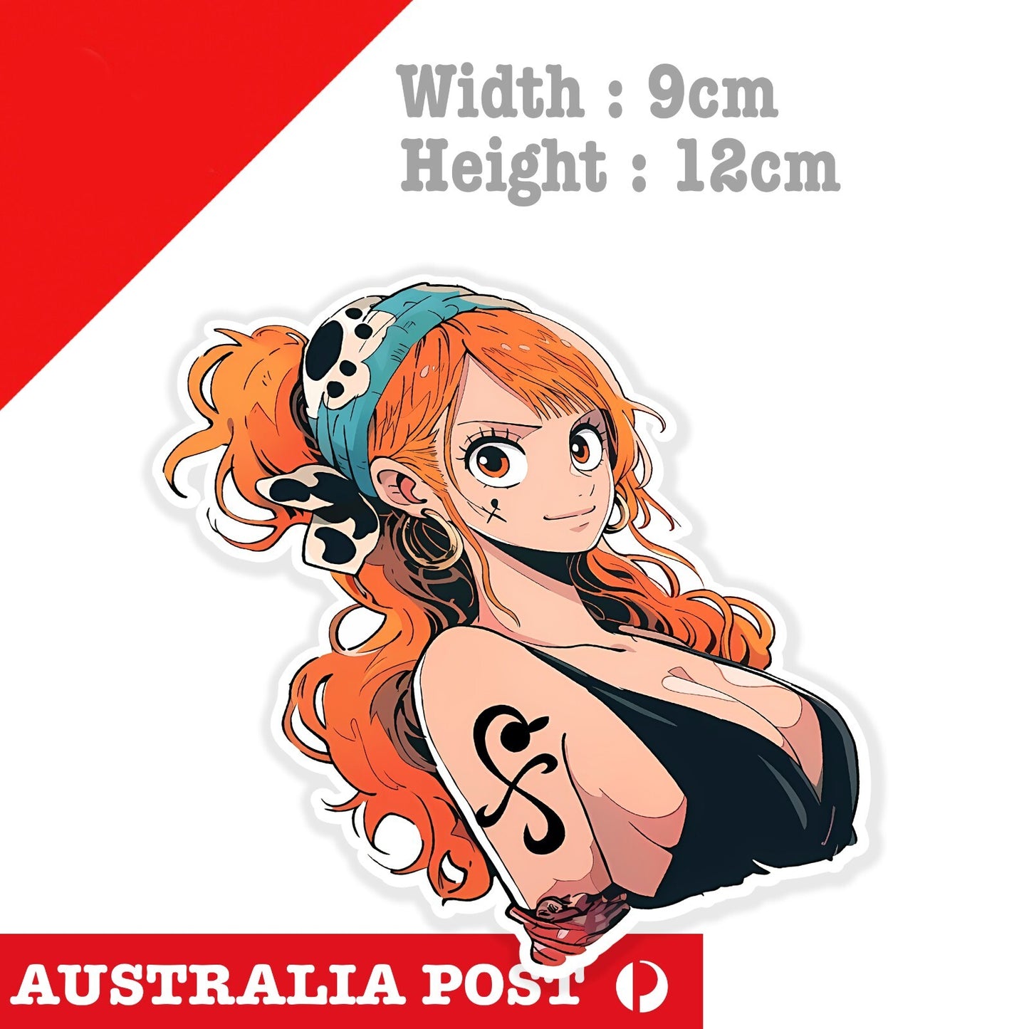 Nami Money Love , One Piece, Pirate King,  Laptop , Car  Vinyl  Sticker