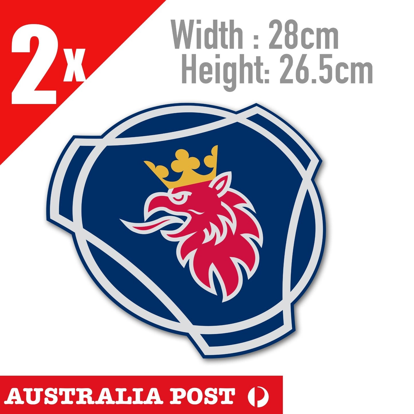 Scania Logo Truck Vinyl , Truck Logo Large Stickers