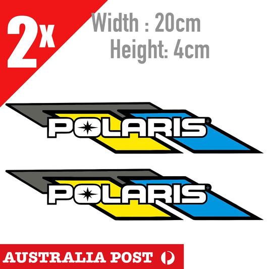 Polaris  Terrain Domination Banner  2x Stickers