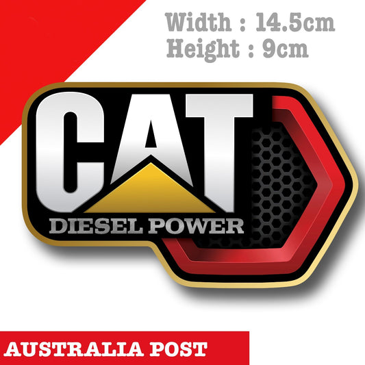 Caterpillar Diesel Power Logo , Caterpillar Machinary Vinyl Sticker