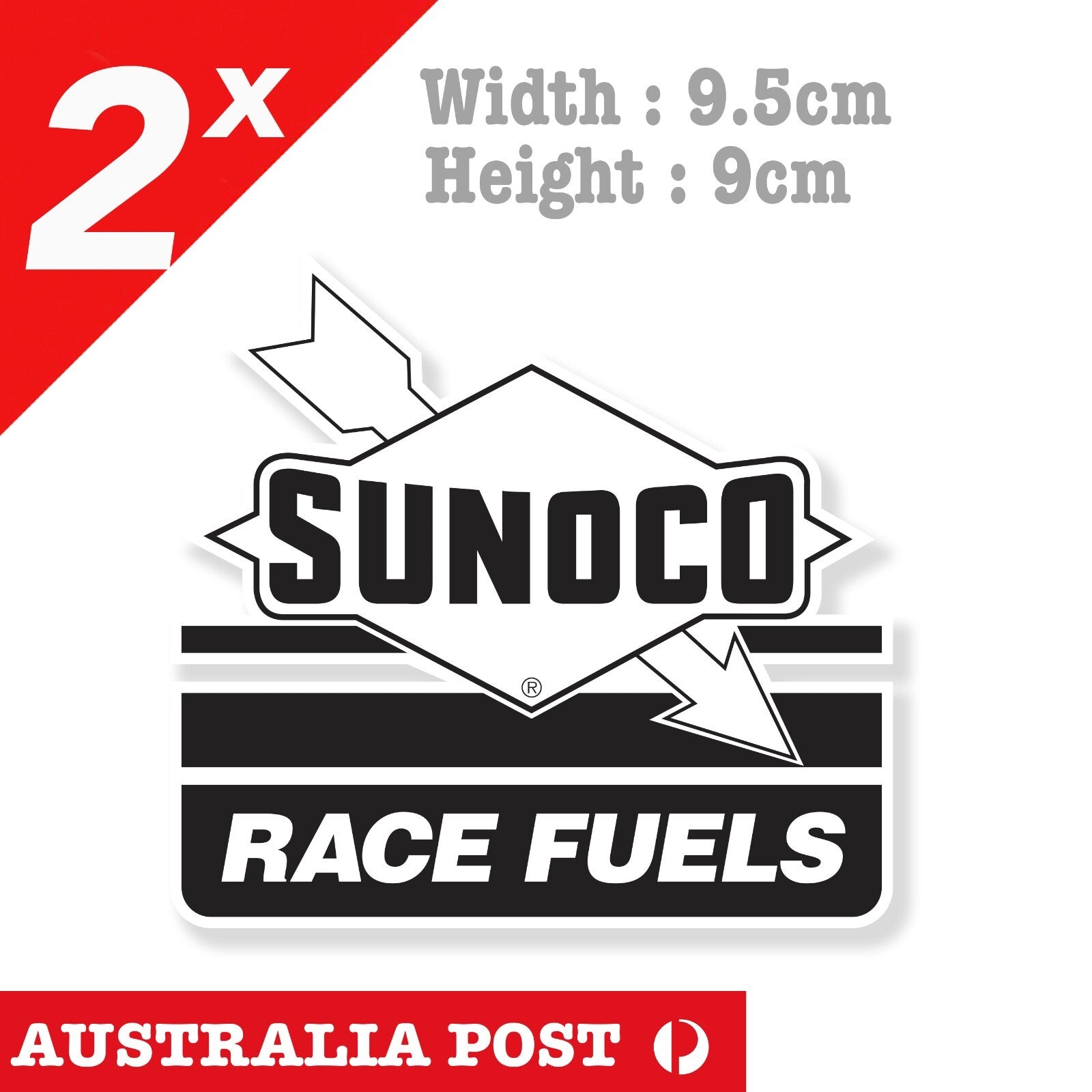 Sunoco Race Fuels Logo , Super Car fuel Logo, Car, Motorcycle, garage Sticker