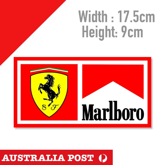 Ferrari Marlboro Horse Logo  Laptop , Car Window Sticker
