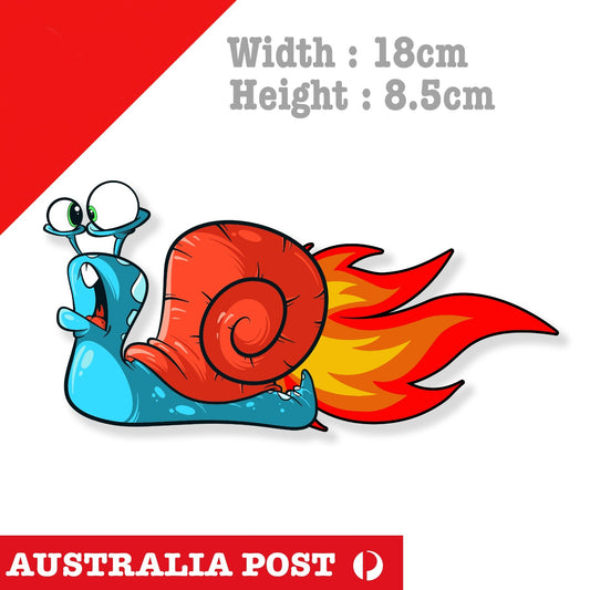 TURBO Snail BOOST PSSHH.. JDM  Flame Snail ,Drift , Laptop, Car, Window Sticker