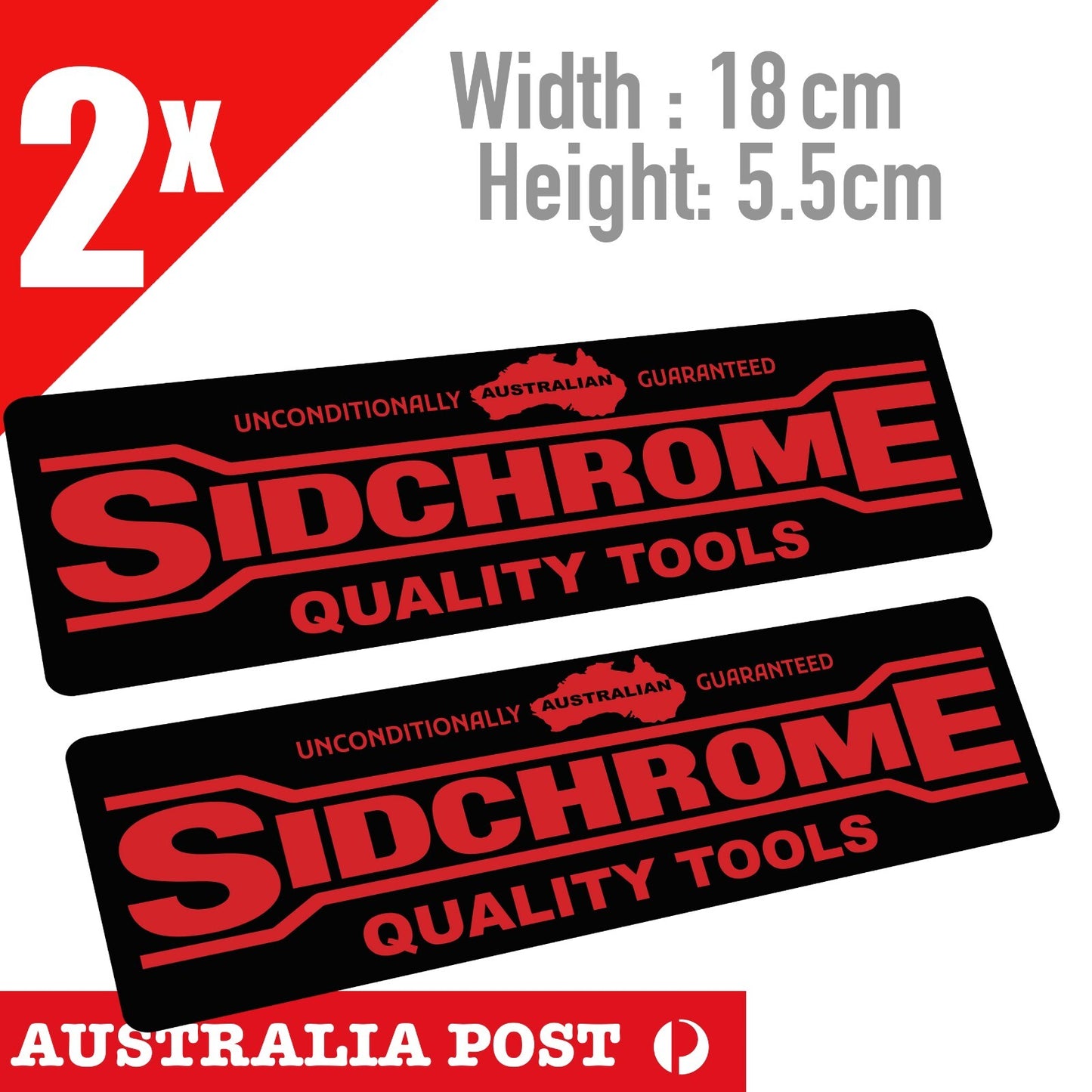 Sidchrome QUALITY Tools , Vintage Style Banner  Stickers